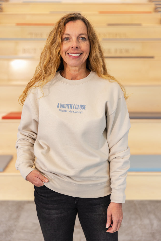 Worthy Cause Sweatshirt - CREAM