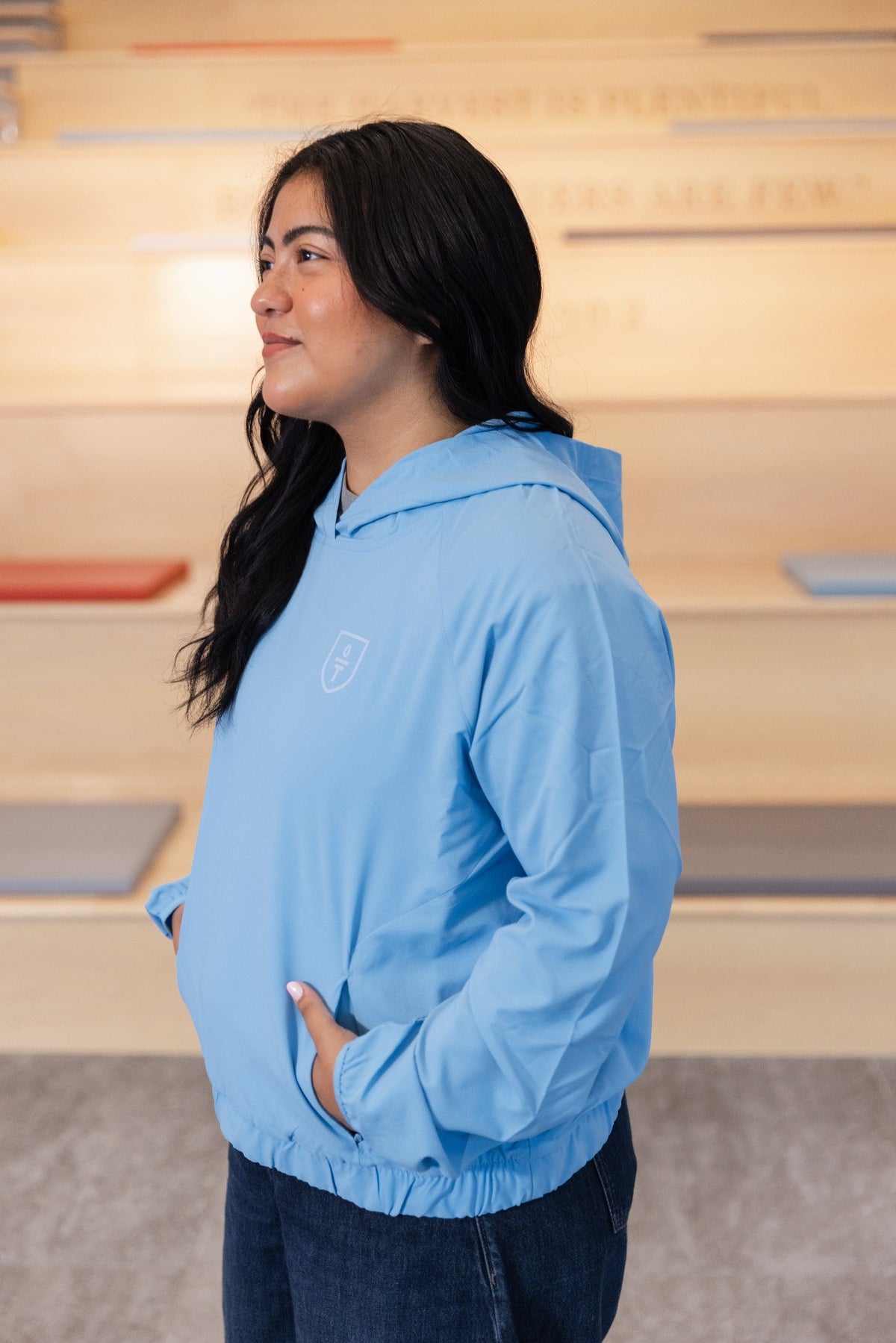 Women's Carolina Blue Windbreaker