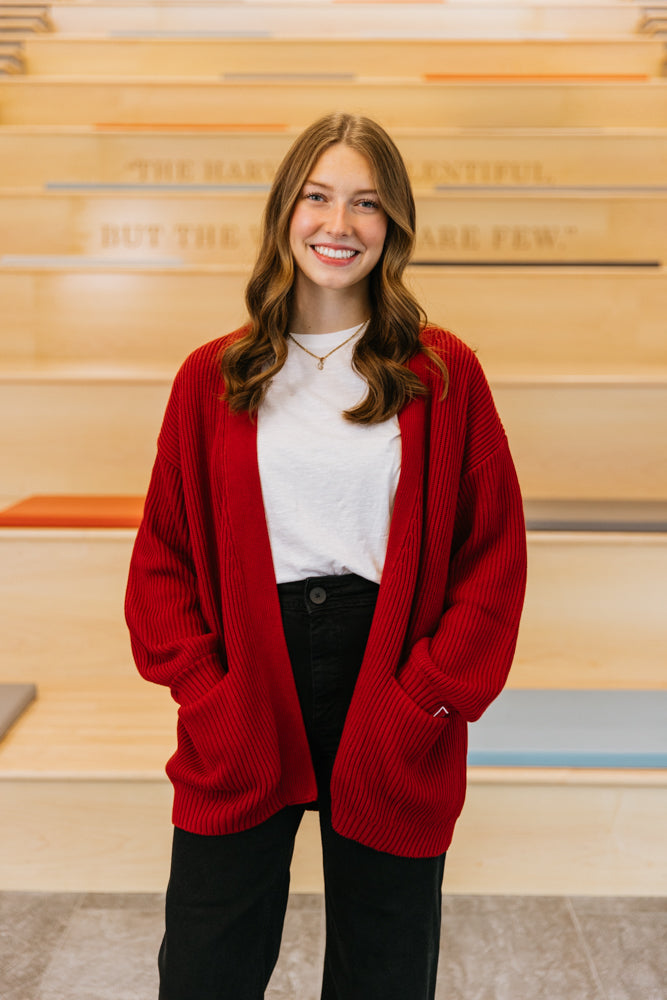 Red Cardigan