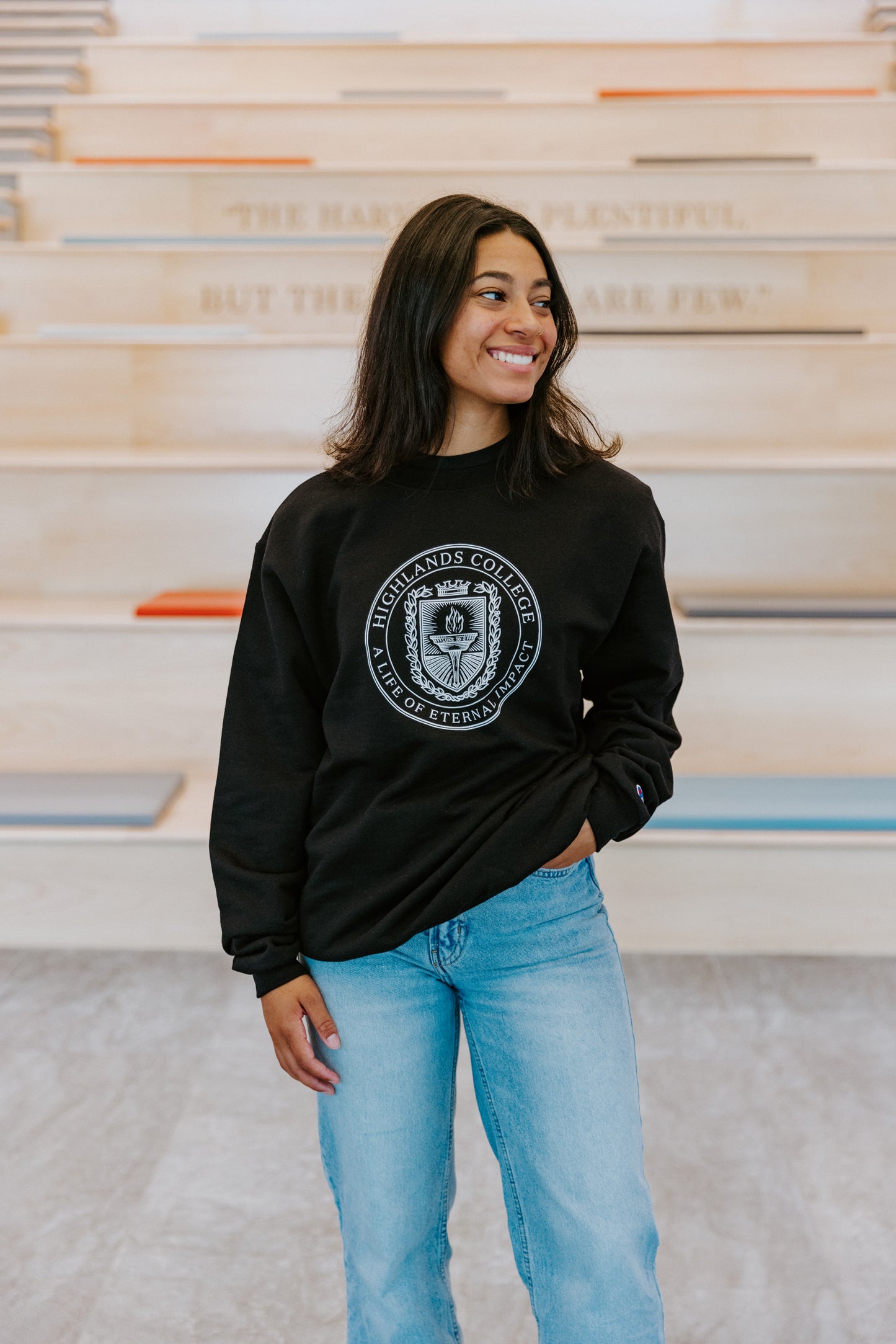 Champion Sweatshirt in Black