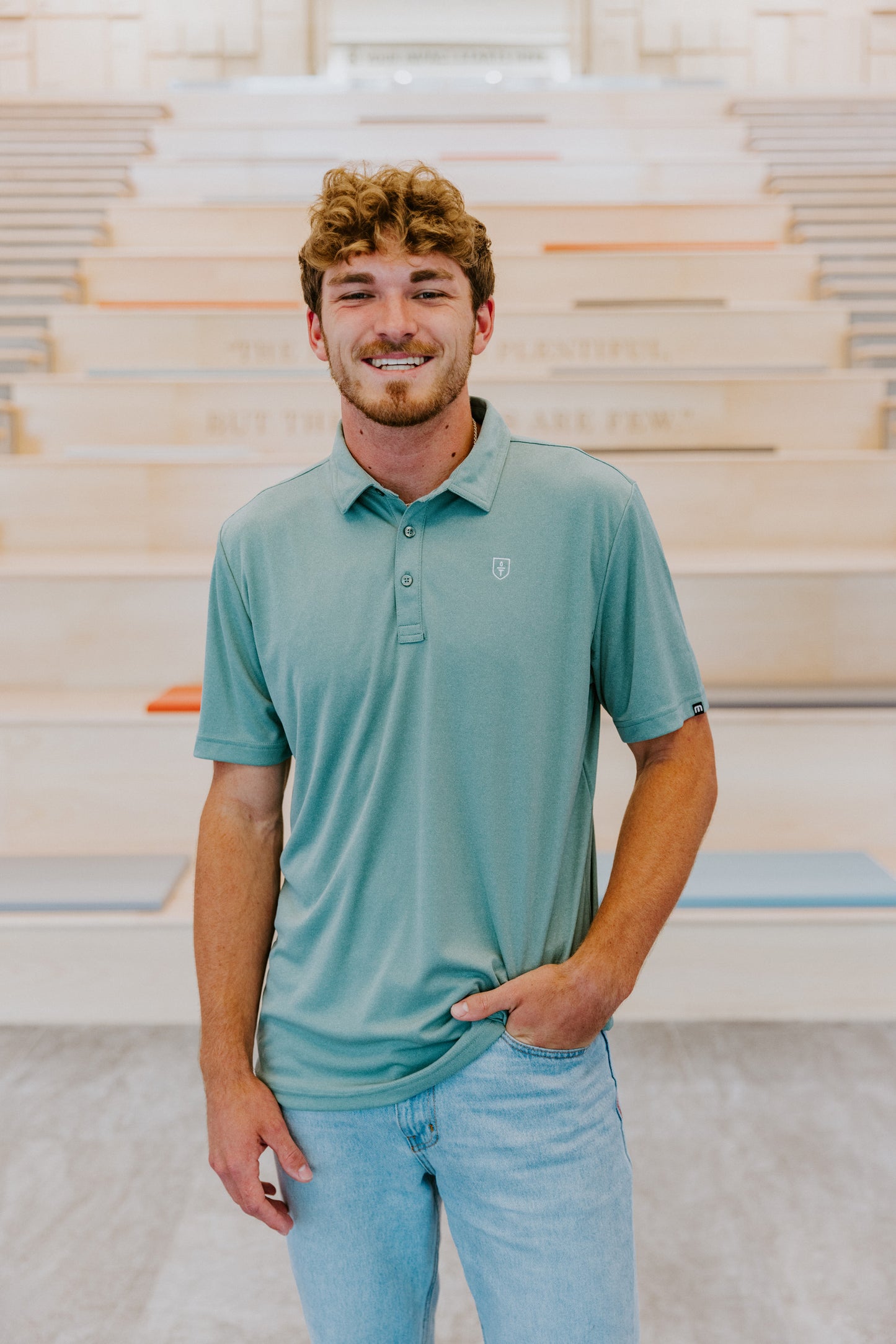 Travis Matthew Green Polo