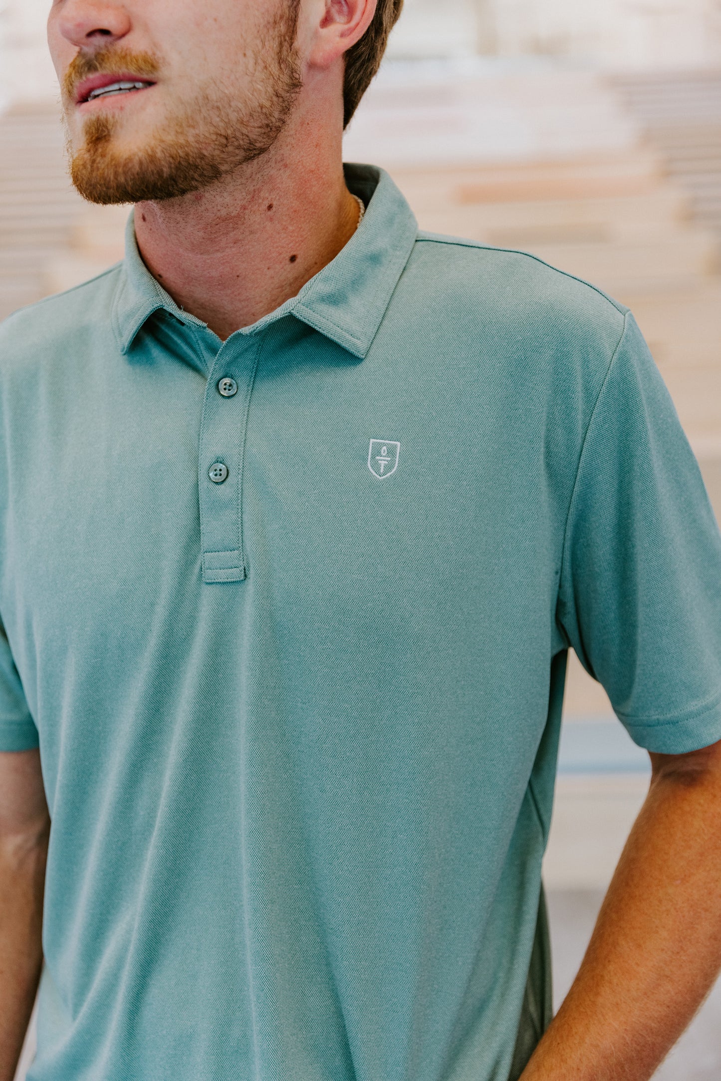 Travis Matthew Green Polo