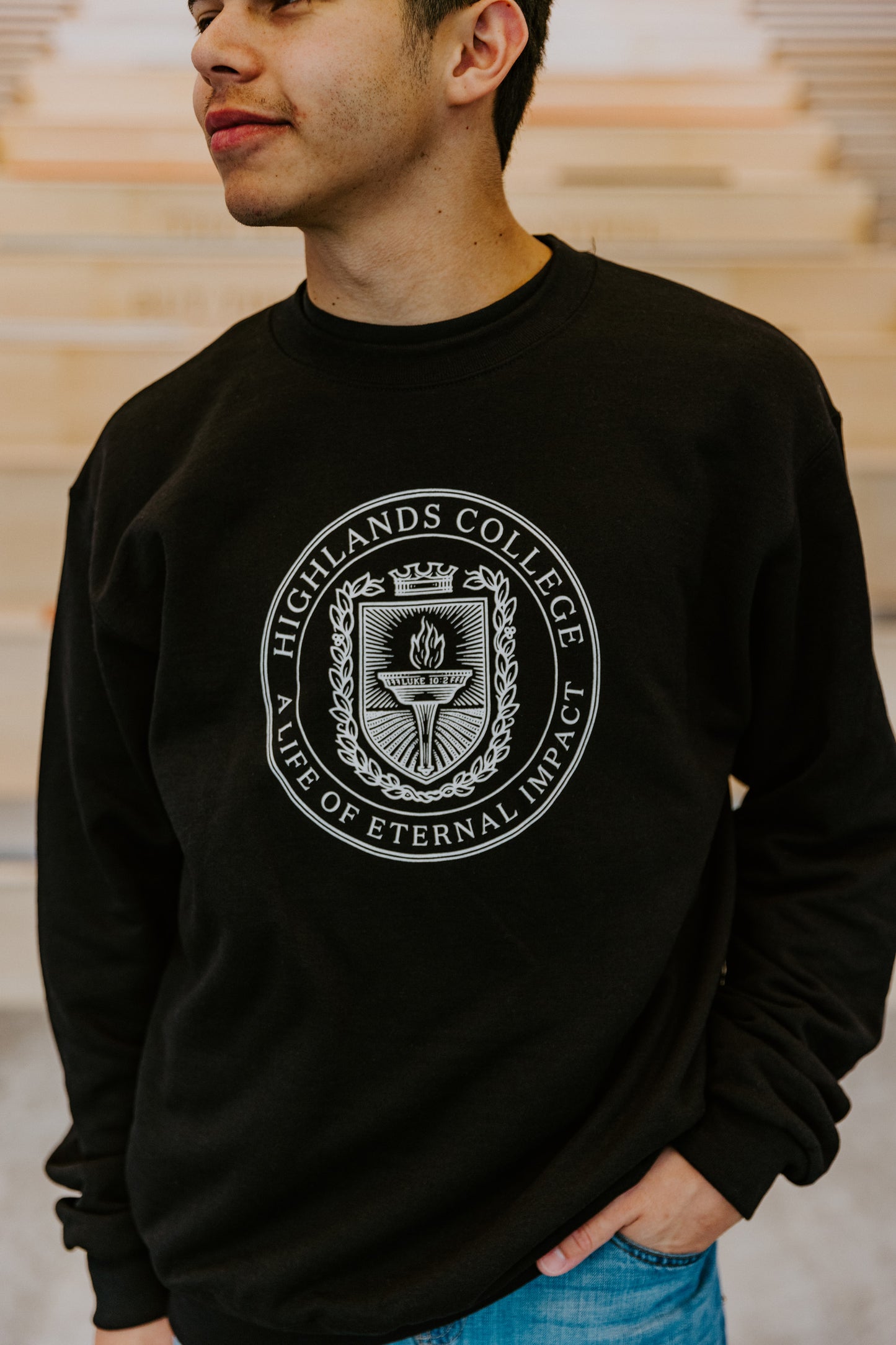 Champion Sweatshirt in Black