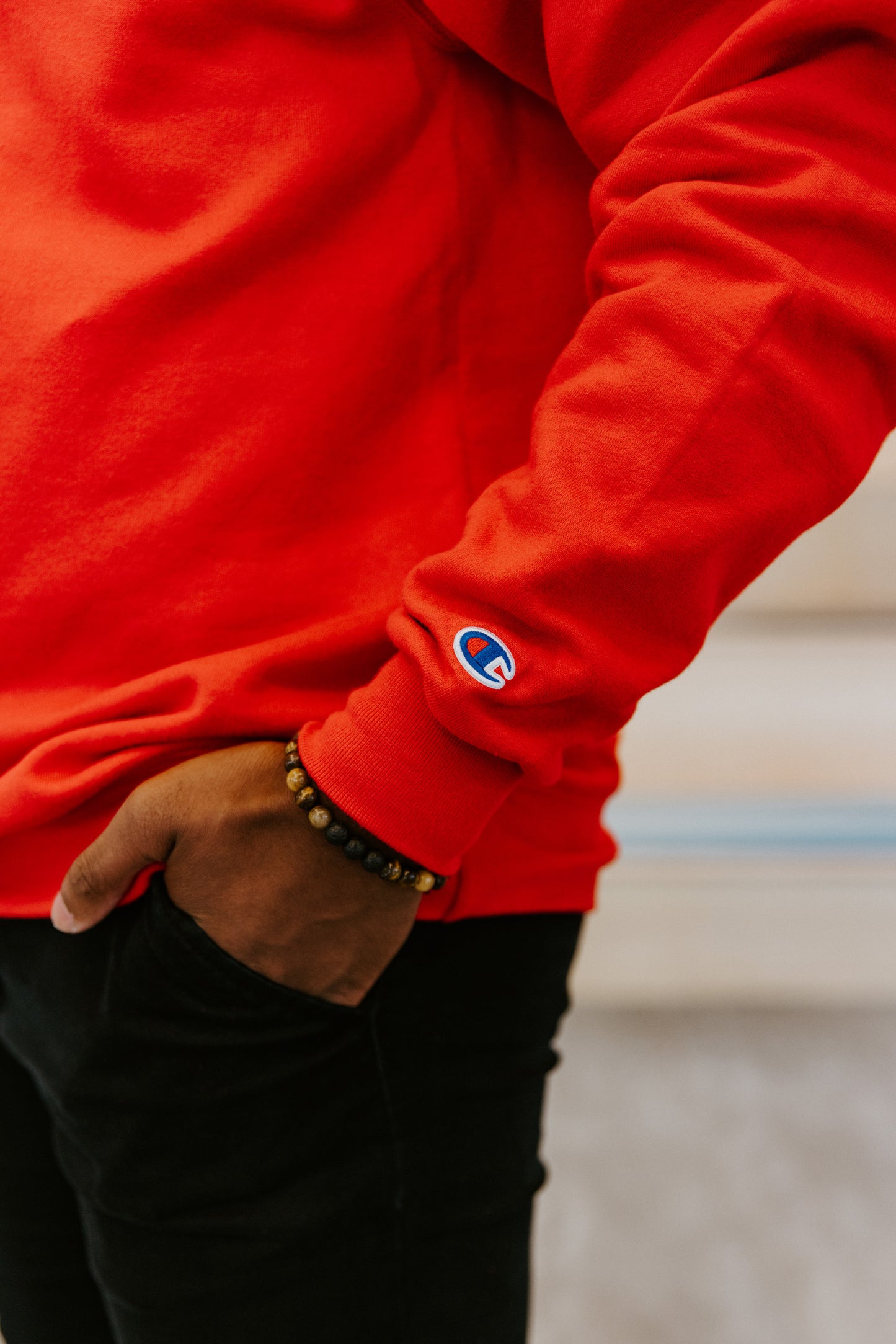 Champion Sweatshirt in Red