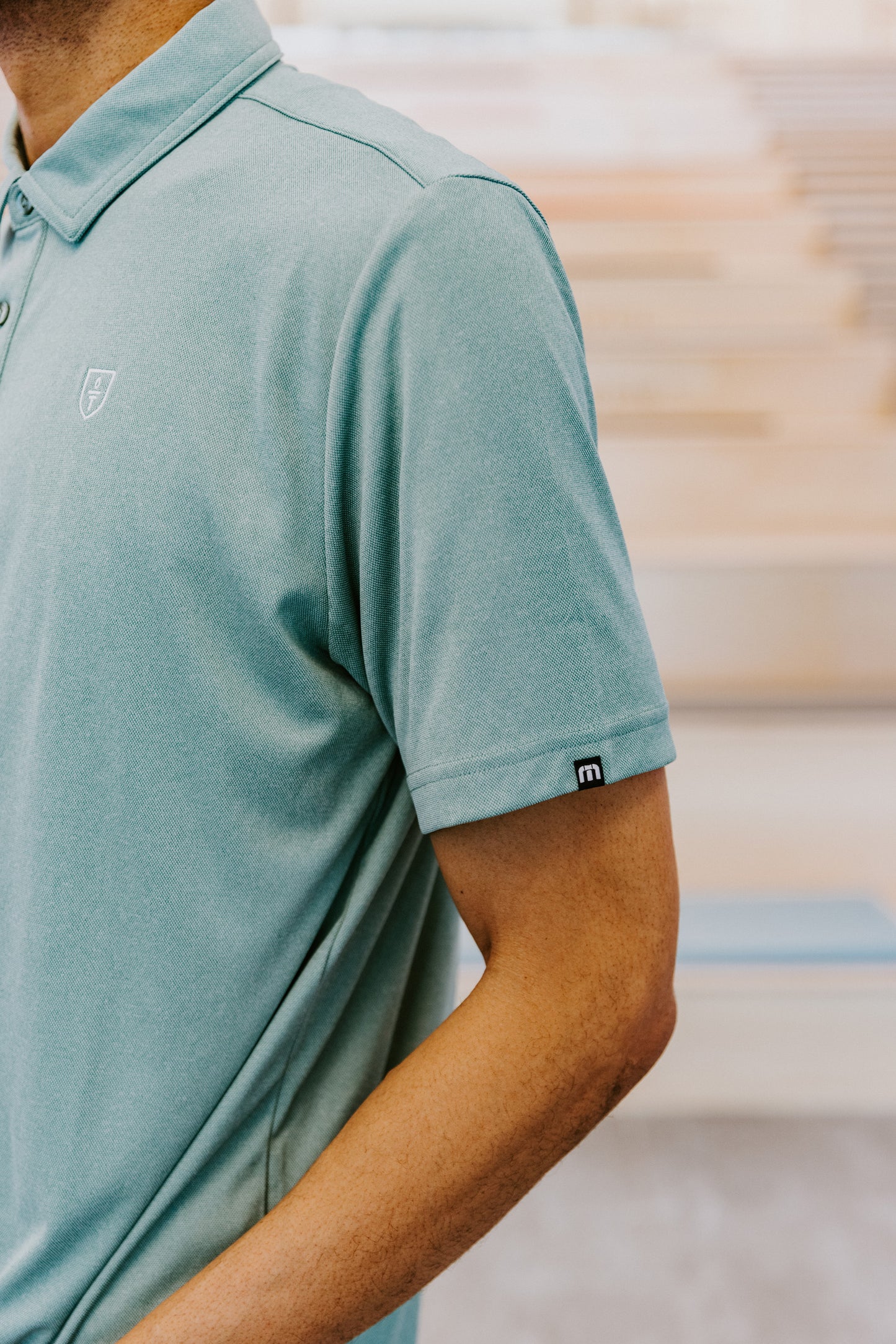 Travis Matthew Green Polo