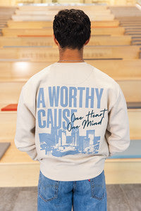 Worthy Cause Sweatshirt - CREAM