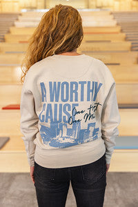 Worthy Cause Sweatshirt - CREAM