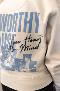 Worthy Cause Sweatshirt - CREAM