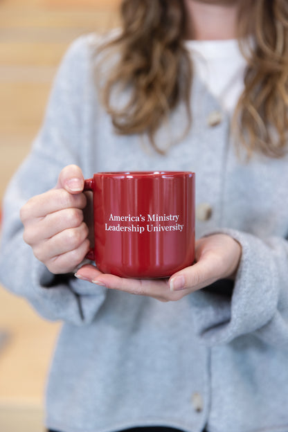 America's Ministry Leadership University Red Coffee Mug