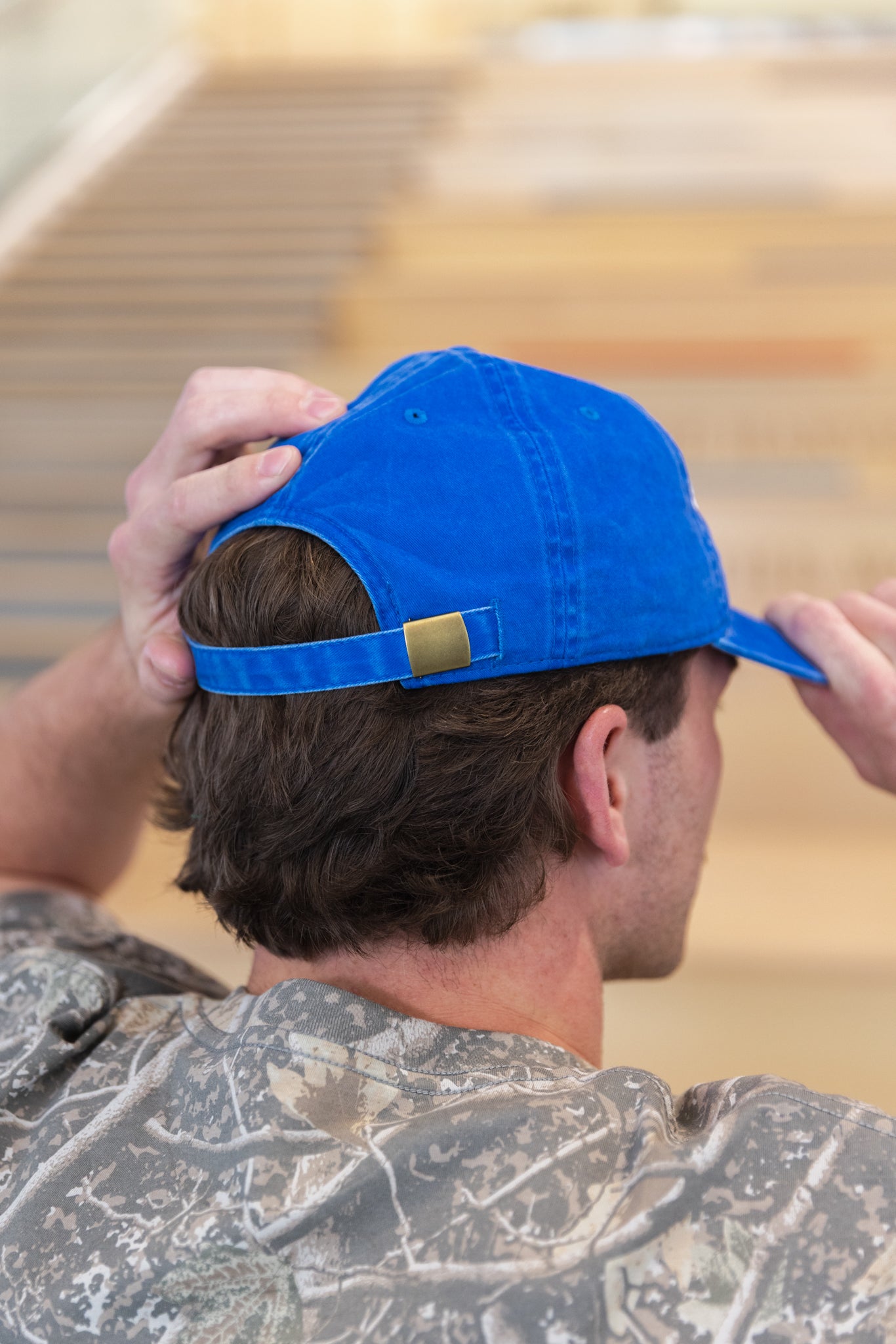 Blue Highlands College Hat
