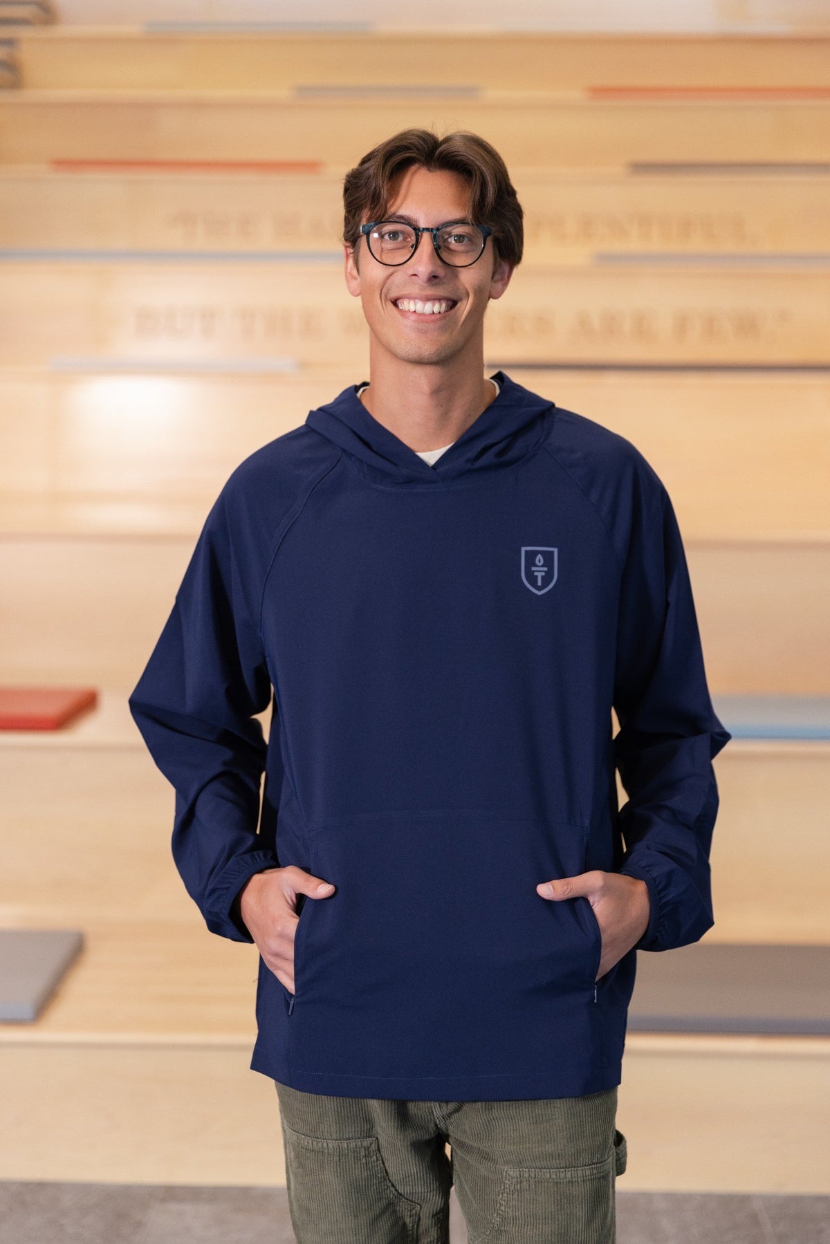 Men's Navy Windbreaker