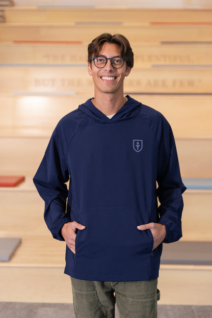 Men's Navy Windbreaker