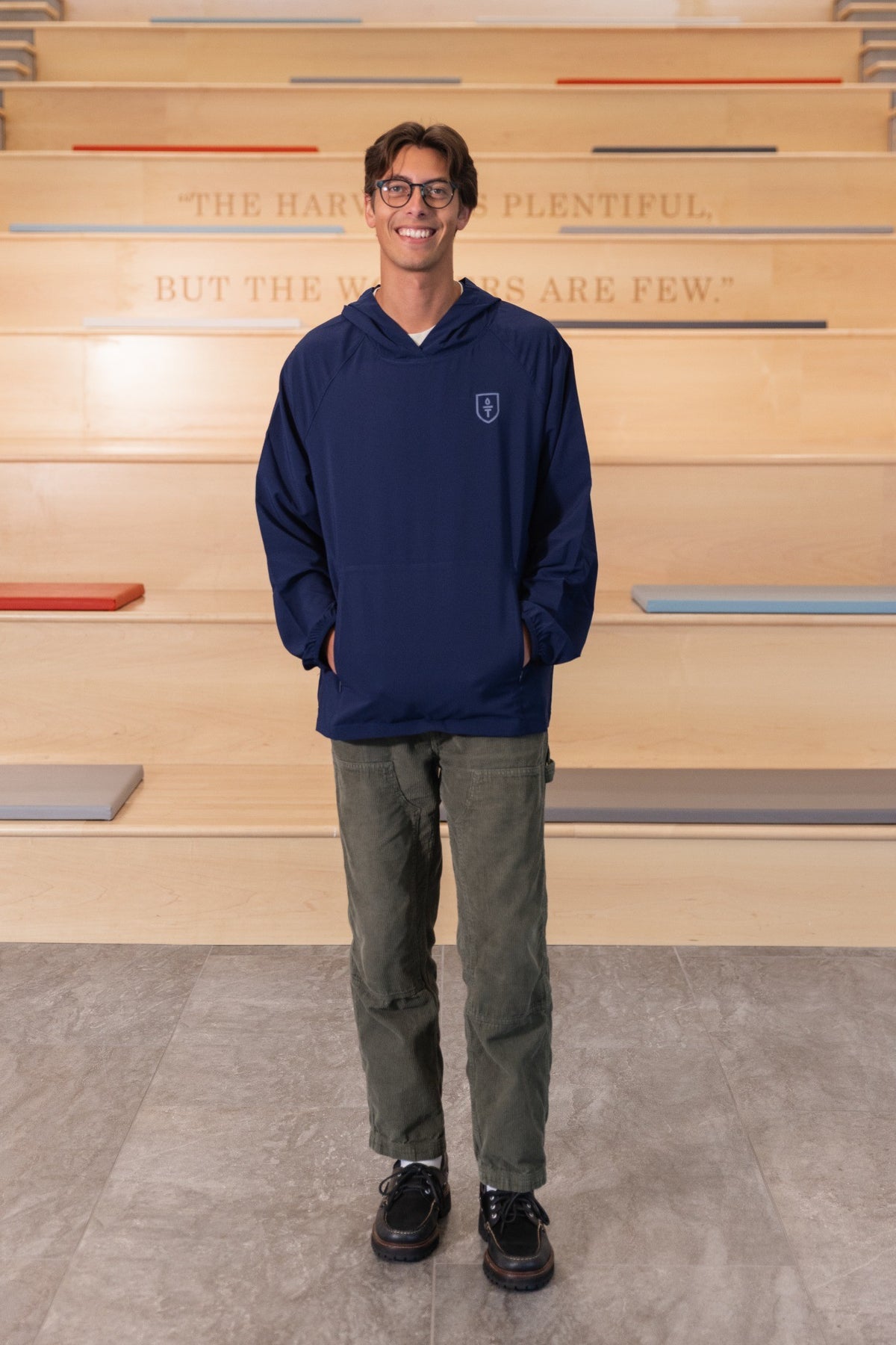 Men's Navy Windbreaker