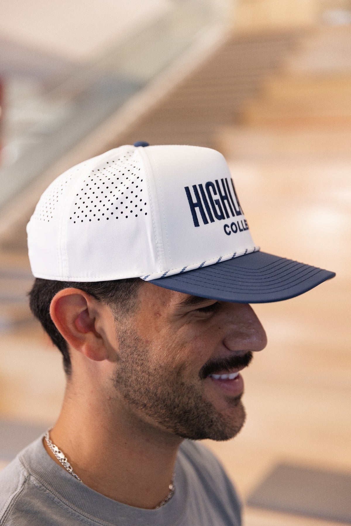 Branded Bills Blue/White Hat