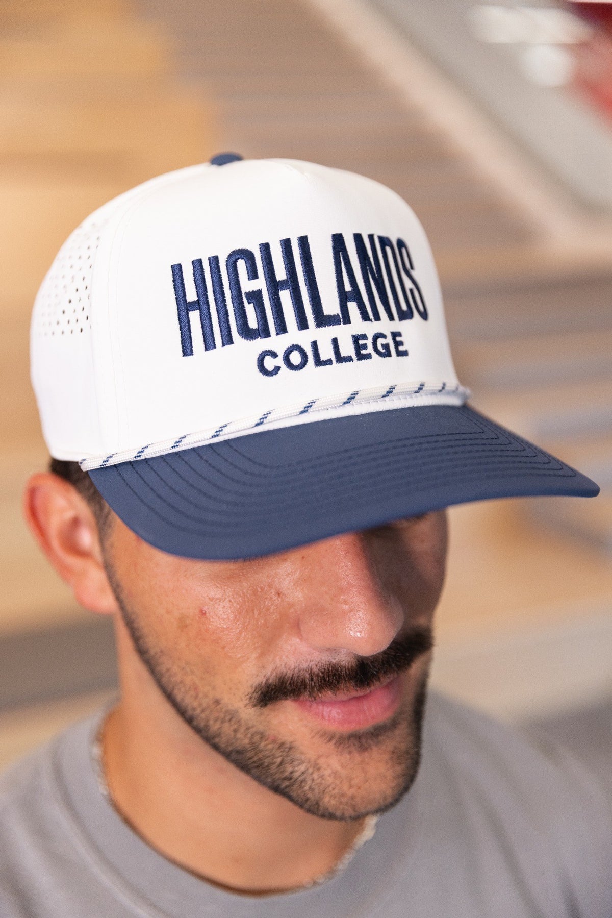 Branded Bills Blue/White Hat
