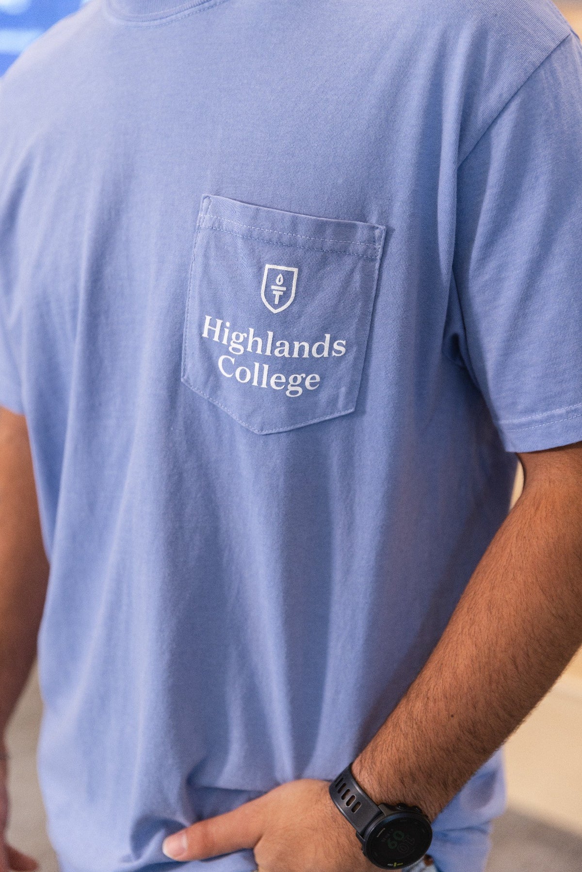 Comfort Color Blue Pocket tee