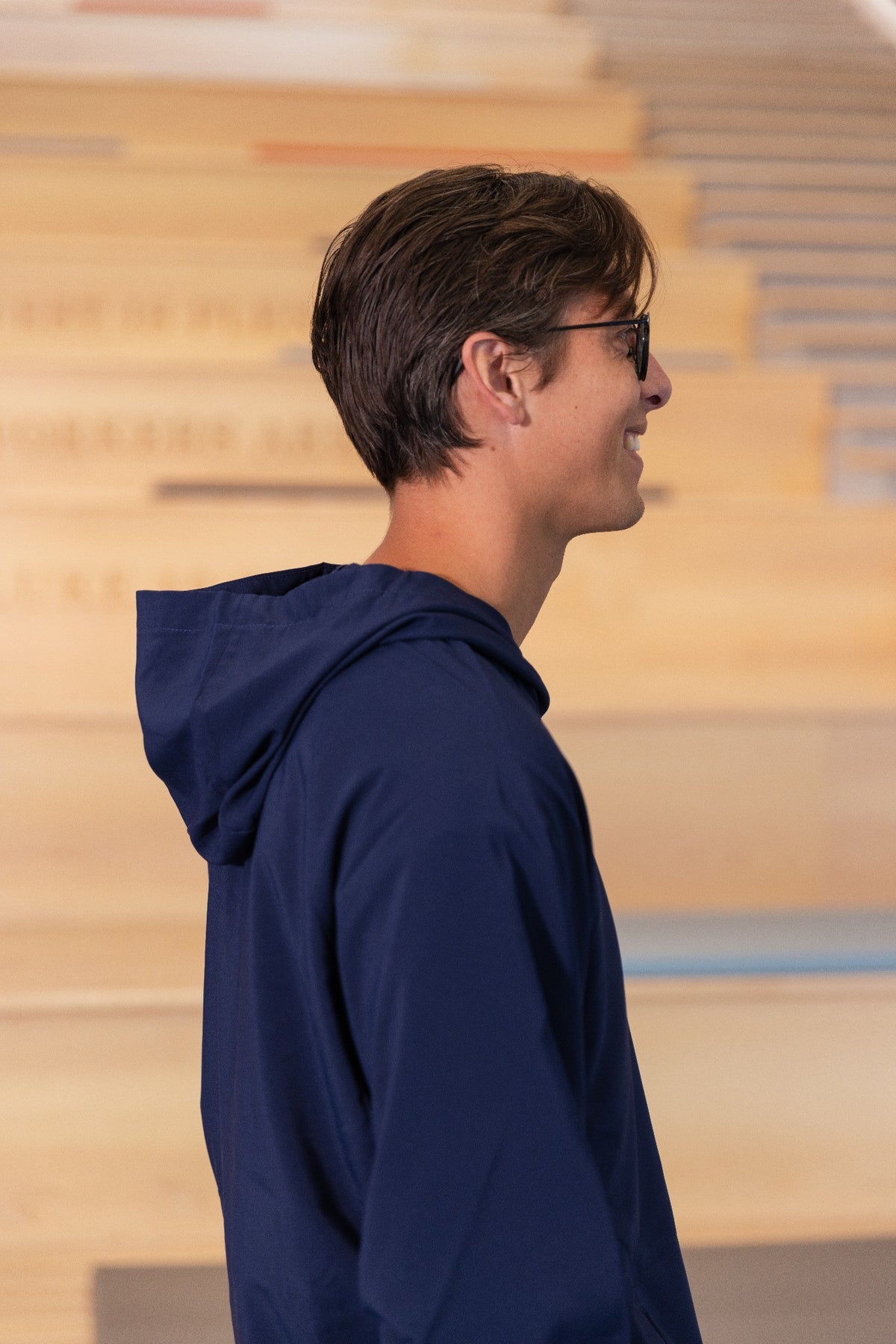 Men's Navy Windbreaker