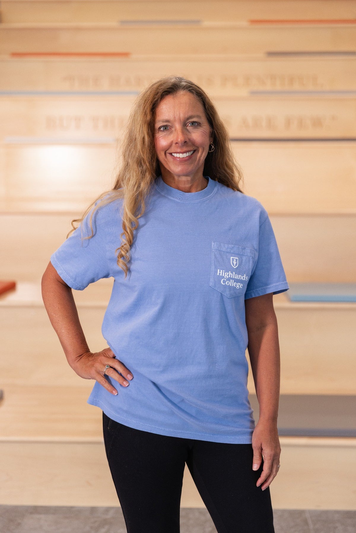Comfort Color Blue Pocket tee