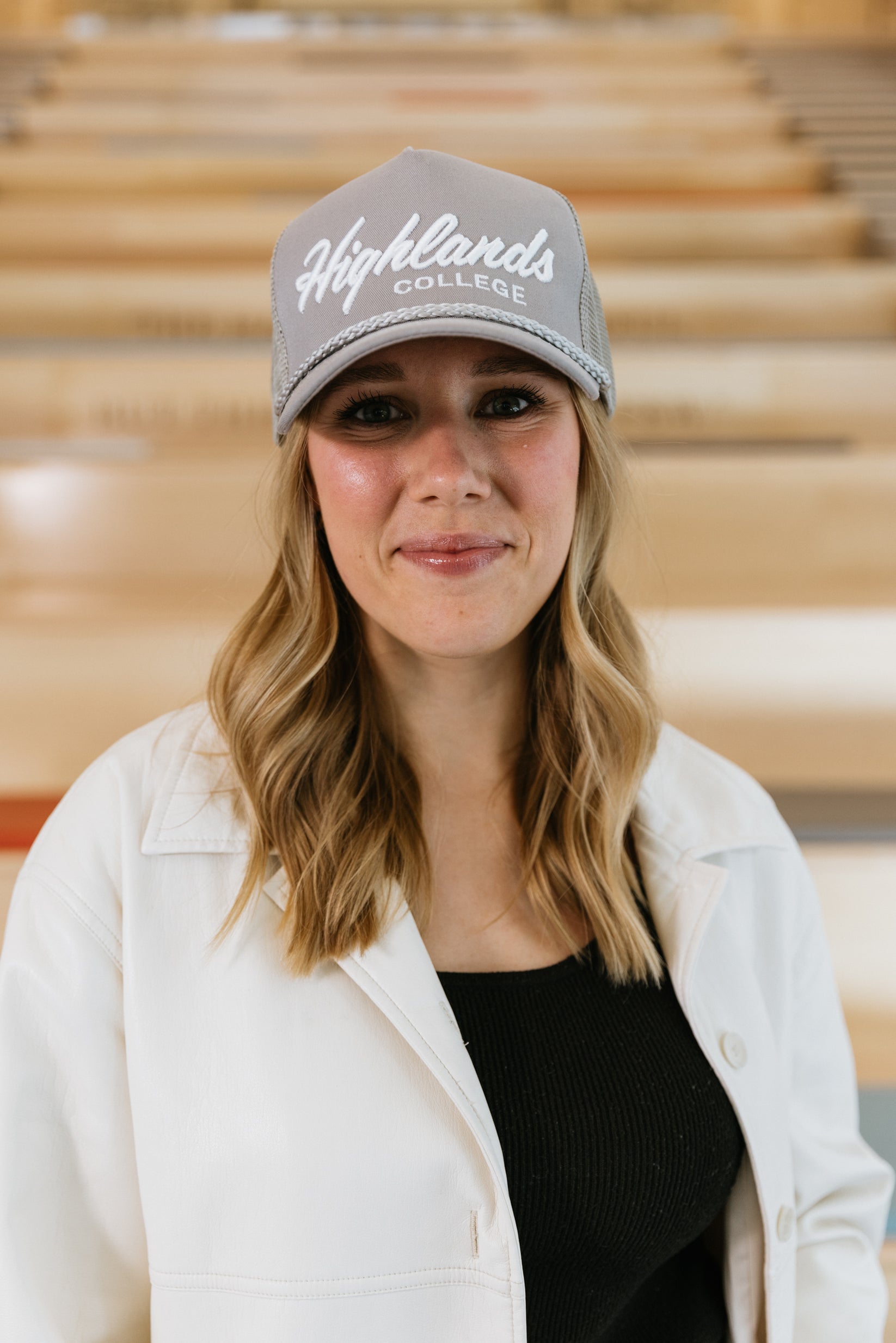 Trucker Hat Grey Highlands College