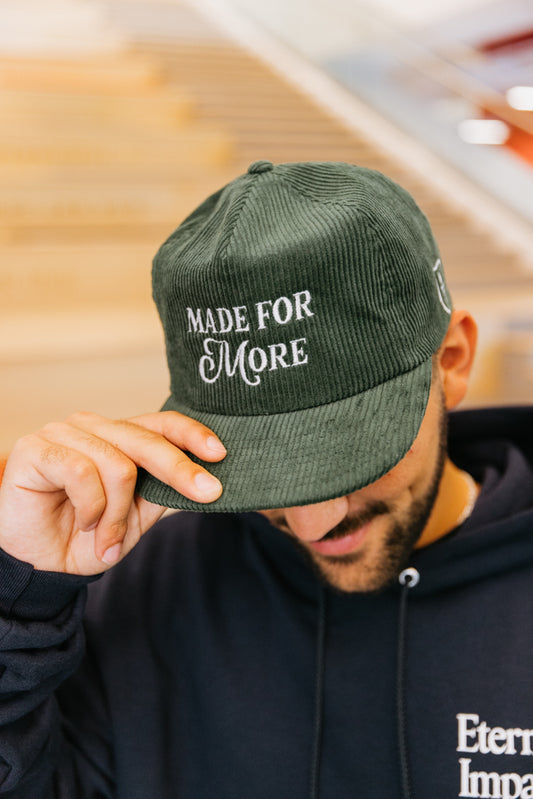 Corduroy Hat - Green