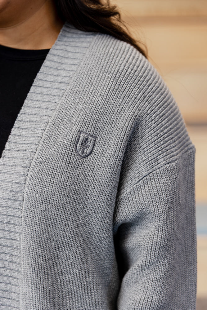 M +M Grey Cardigan