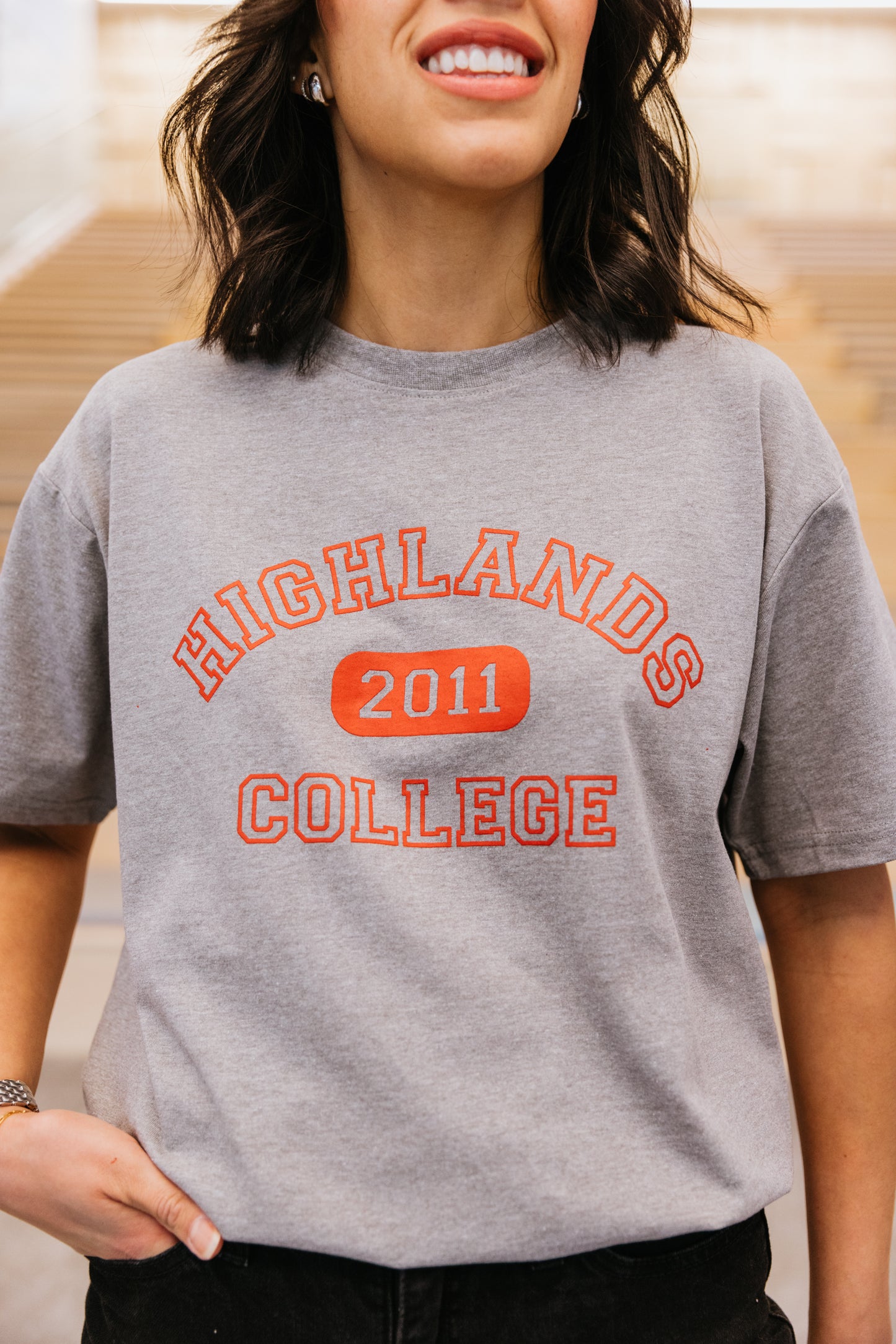 Collegiate Tee - Grey