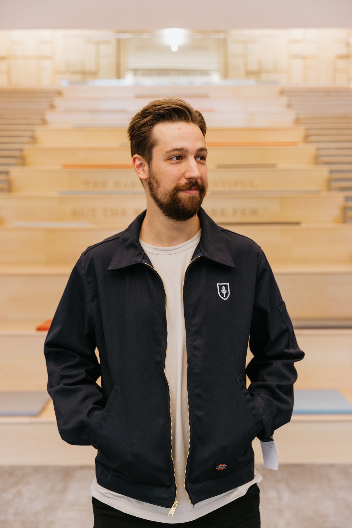 Eisenhower Jacket Navy Highlands College